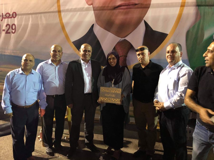 خاص/ تكريم شبكة صبا الإعلامية خلال معرض الصناعات والمنتجات الأردنية في مدينة جنين 